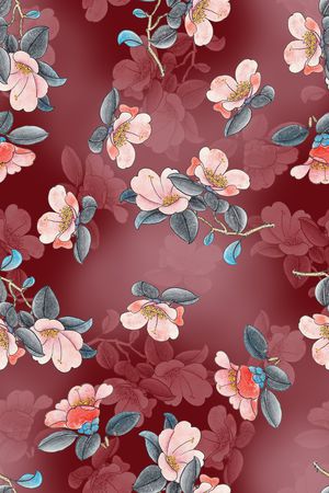 旗袍印花华亿平台图片