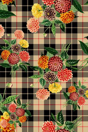 照片花卉印花华亿平台图片