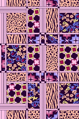 几何印花华亿平台图片