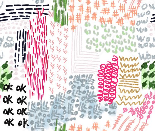 涂鸦印花华亿平台图片