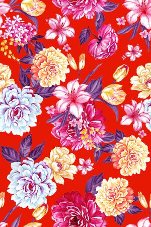 水彩印花华亿平台图片