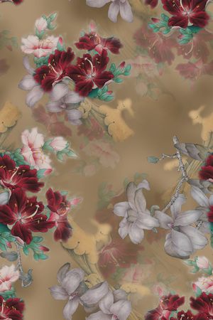 旗袍印花华亿平台图片