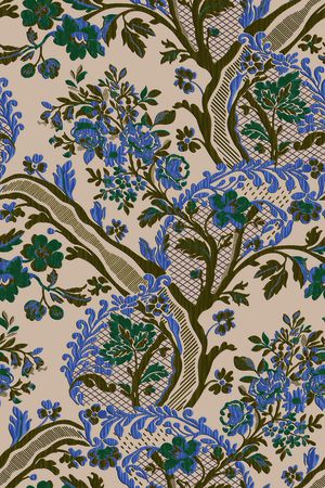 绿植树叶印花华亿平台图片