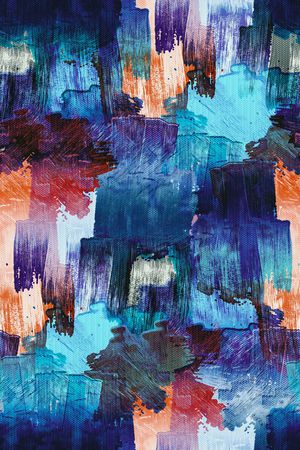 抽象男装印花华亿平台图片