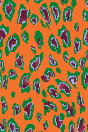 豹纹印花华亿平台图片