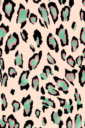 豹纹印花华亿平台图片