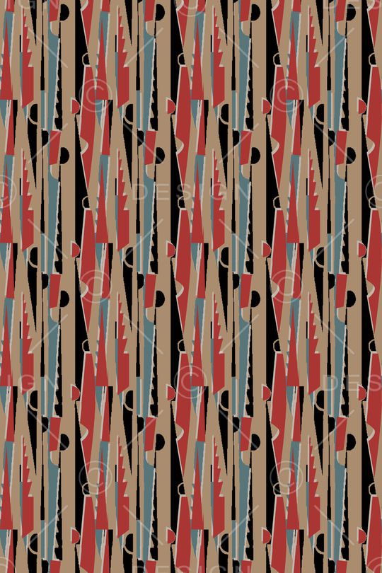 几何印花华亿平台图片