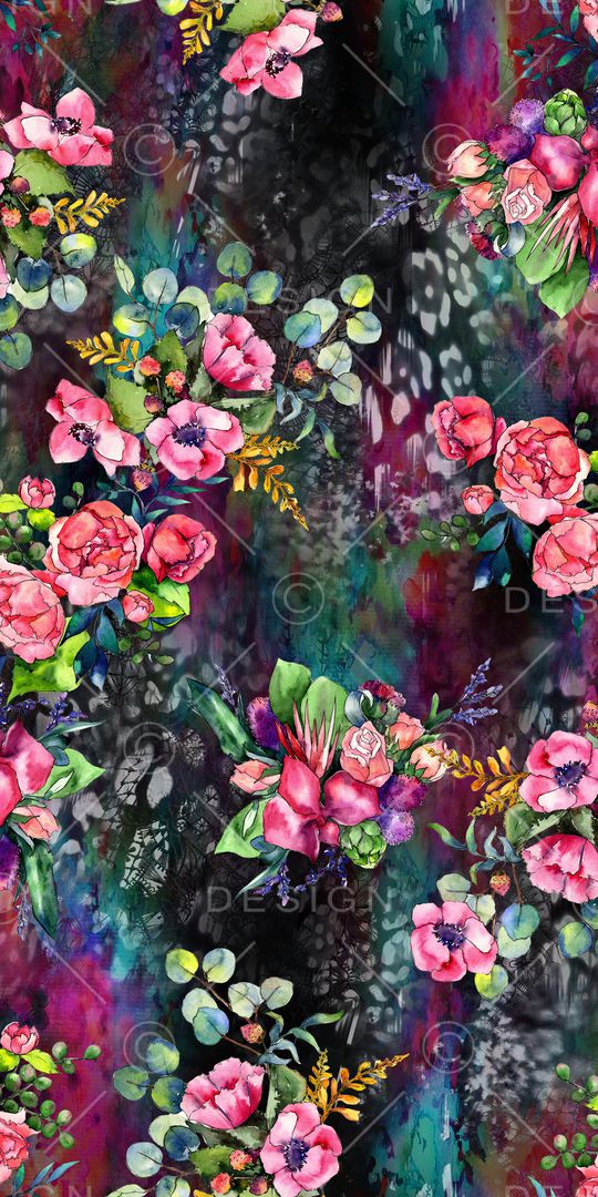 绿植树叶印花华亿平台图片