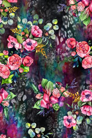 绿植树叶印花华亿平台图片