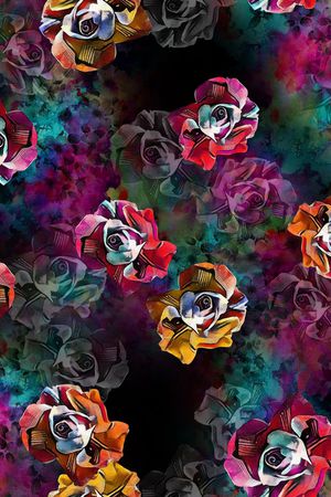 几何印花华亿平台图片