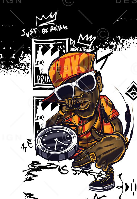 几何方块印花华亿平台图片