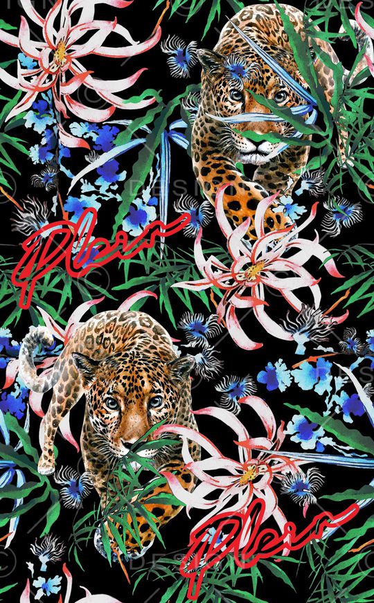 动物花卉印花华亿平台图片