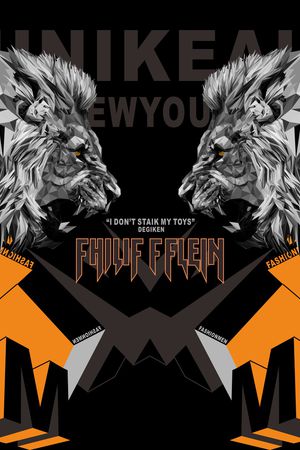 狮子印花华亿平台图片