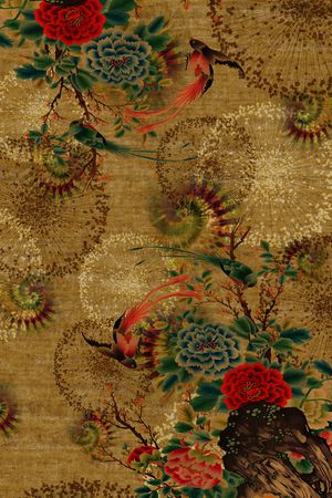 香云纱印花华亿平台图片