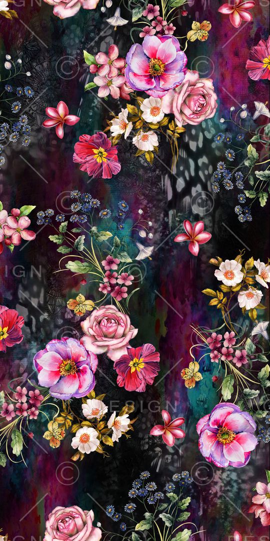 绿植树叶印花华亿平台图片