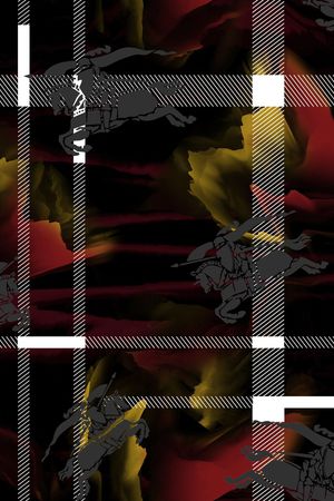 格子印花华亿平台图片