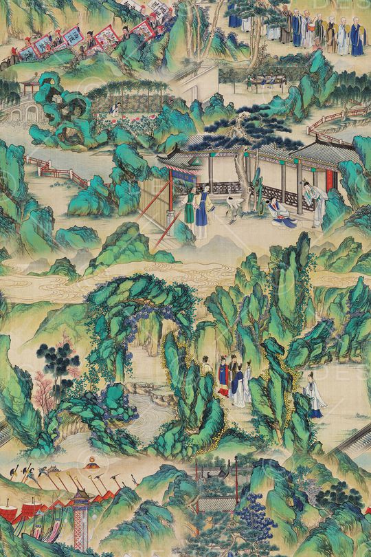 旗袍印花华亿平台图片