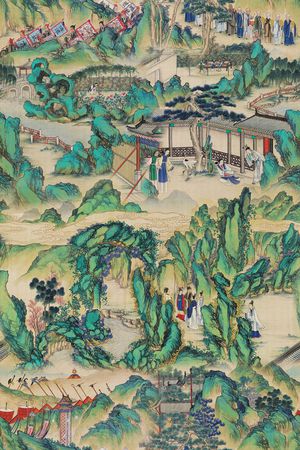 旗袍印花华亿平台图片