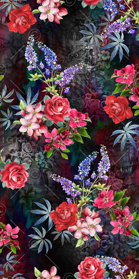 绿植树叶印花华亿平台图片