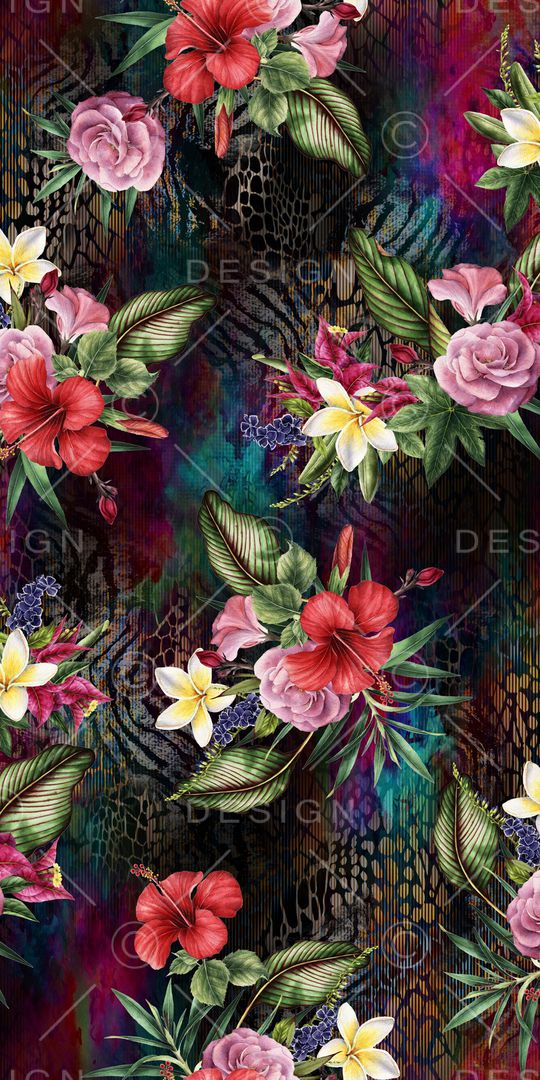 绿植树叶印花华亿平台图片