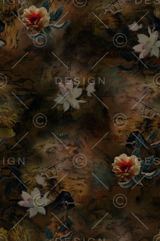 旗袍印花华亿平台图片