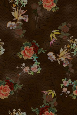 旗袍印花华亿平台图片