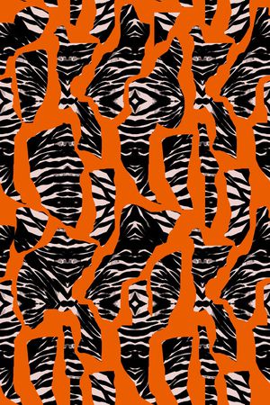 豹纹印花华亿平台图片