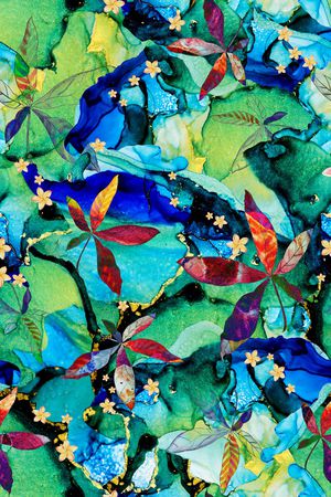 几何印花华亿平台图片