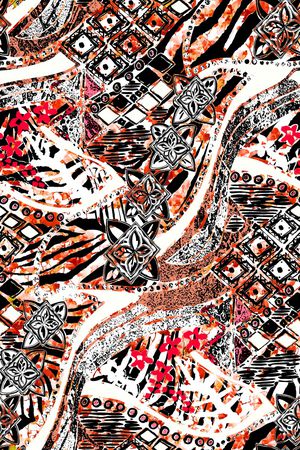 几何印花华亿平台图片