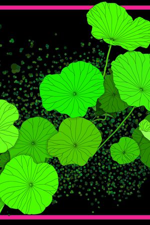 绿色印花华亿平台图片