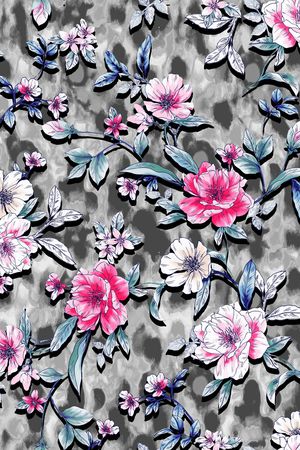 大牌风印花华亿平台图片