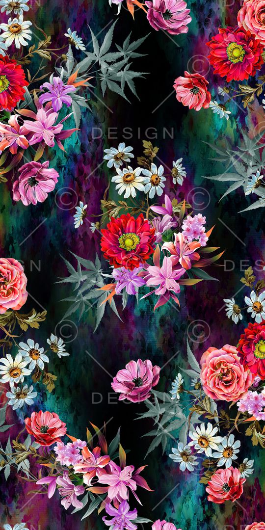 绿植树叶印花华亿平台图片