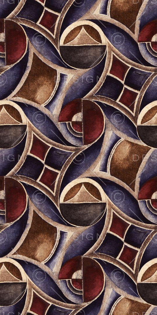 几何印花华亿平台图片