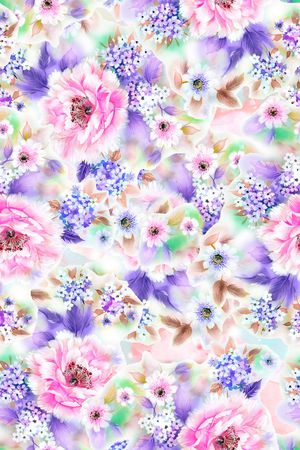 水彩印花华亿平台图片