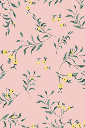 绿植树叶印花华亿平台图片