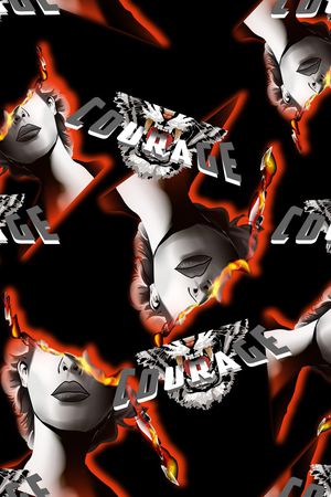 字母印花华亿平台图片