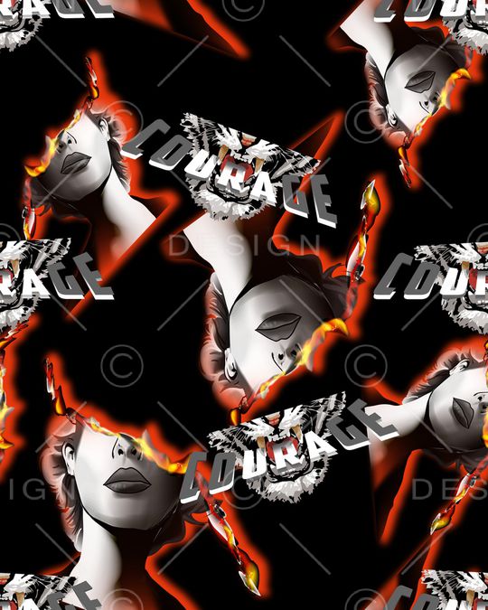 字母印花华亿平台图片