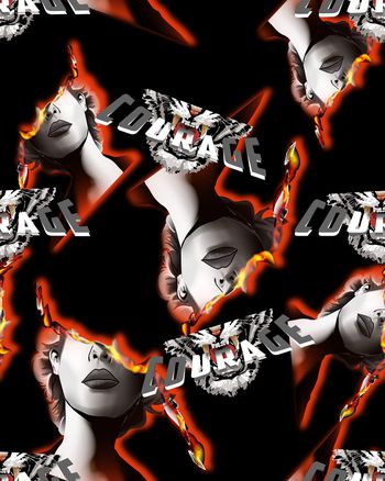 字母印花华亿平台图片