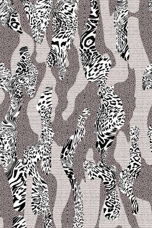 豹纹印花华亿平台图片