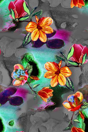 油画华亿平台印花华亿平台图片