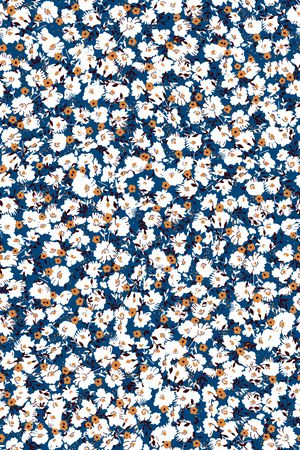 小雏菊印花华亿平台图片