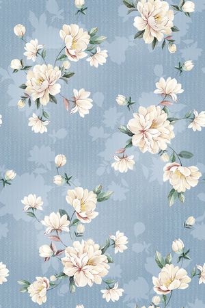 彩底花卉印花华亿平台图片