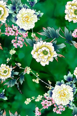 梅花印花华亿平台图片