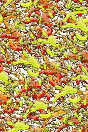 抽象男装印花华亿平台图片