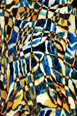 几何印花华亿平台图片