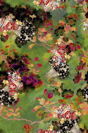 旗袍印花华亿平台图片