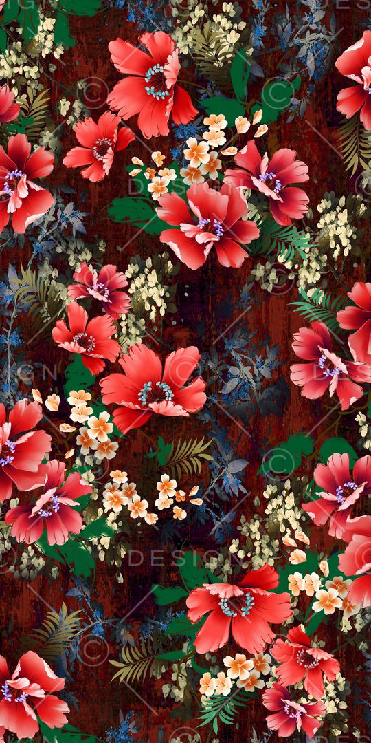 树枝印花华亿平台图片