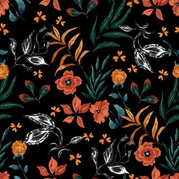 绿植树叶印花华亿平台图片