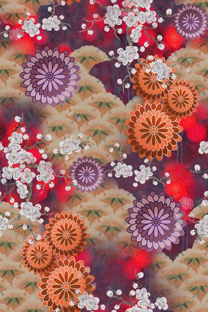 梅花印花华亿平台图片