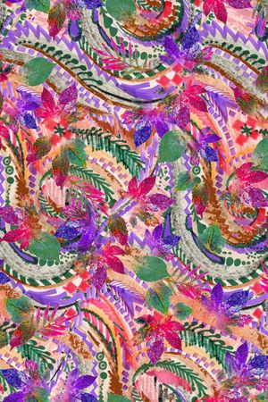 涂鸦印花华亿平台图片